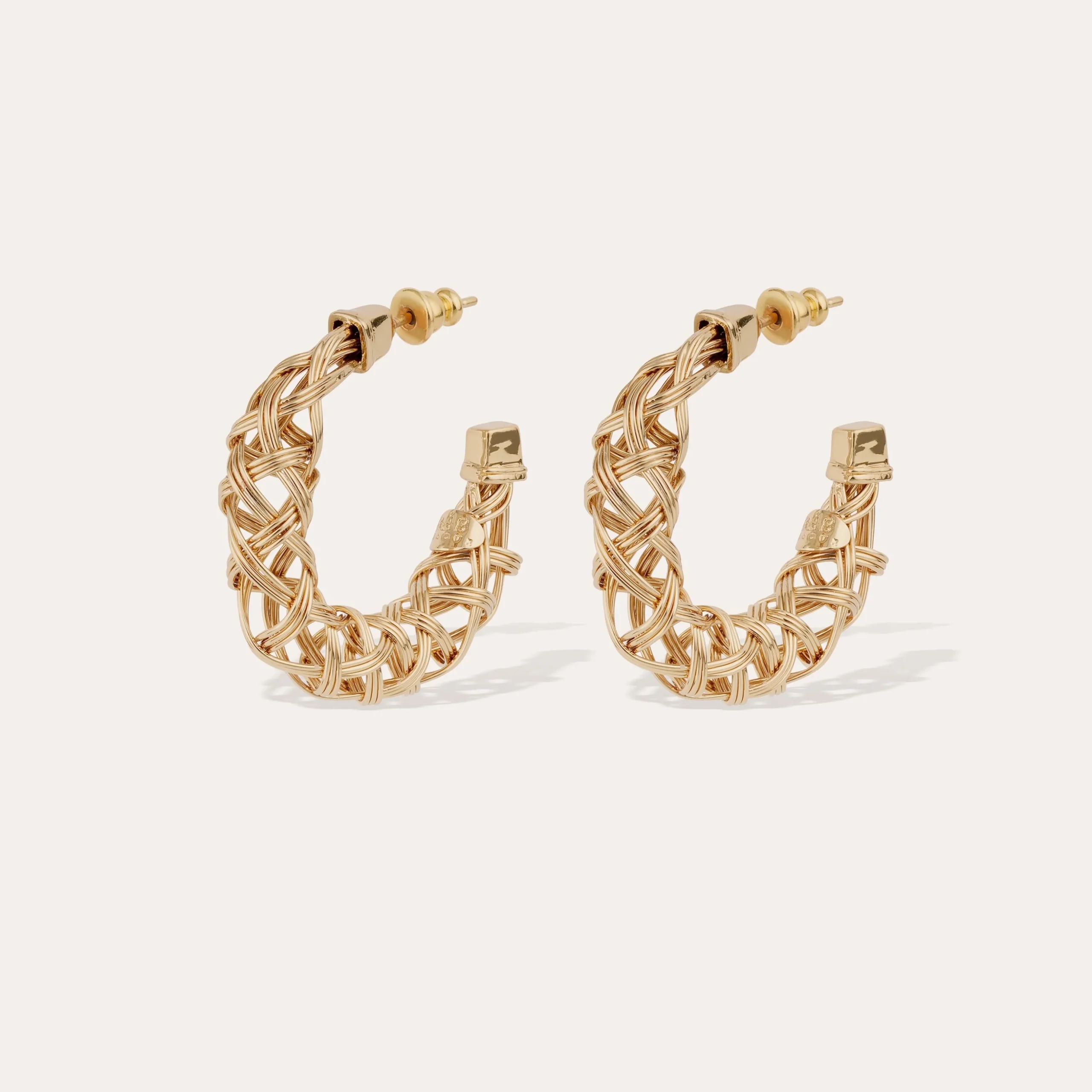 Boucles d'oreilles créoles Fileo petit modèle