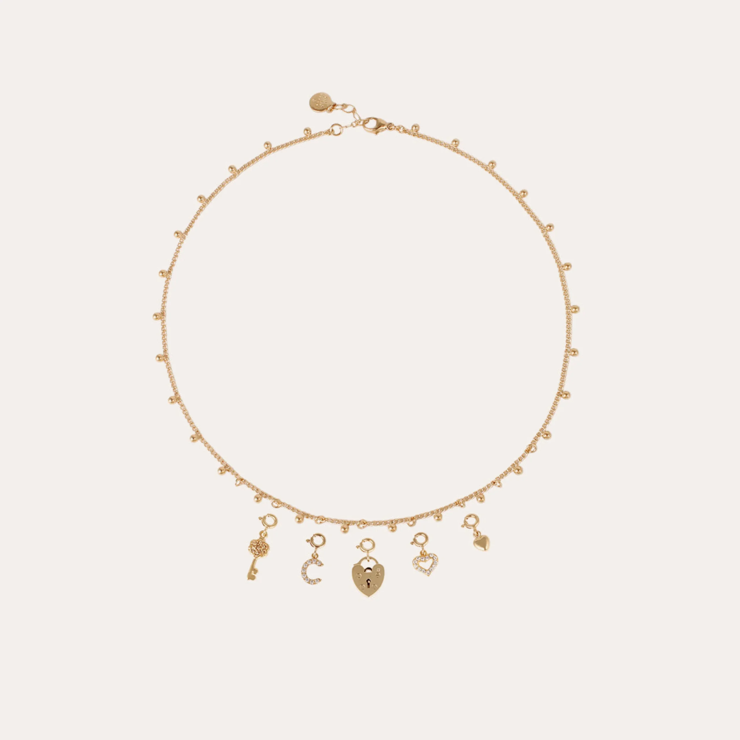 Charms pendentif lettre S strass