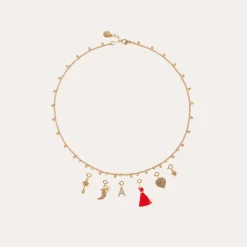 Charms pendentif lettre T strass